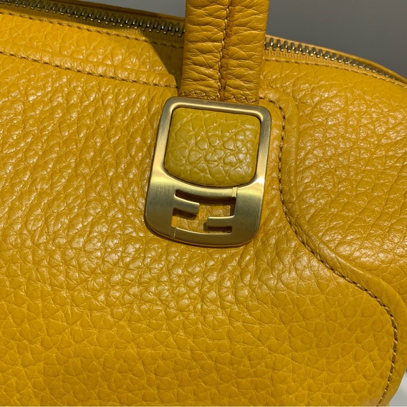 Fendi Yellow Duffle - Picture 5 of 7